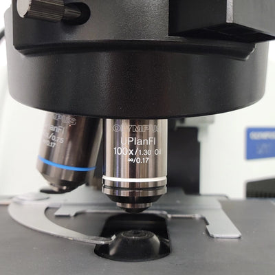 Olympus Microscope BX61 FISH Fluorescence In Situ Hybridization with 100x - microscopemarketplace