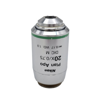 Nikon Microscope Objective Plan Apo 20x CFI Eclipse DIC M ∞/0.17 - microscopemarketplace