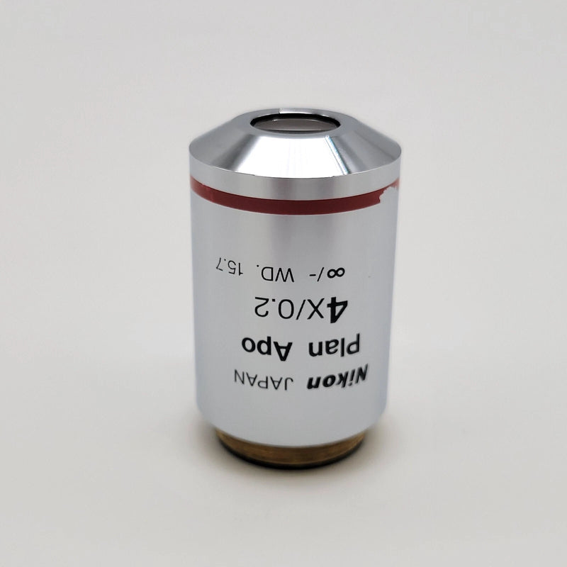Nikon Microscope Objective Plan Apo 4x CFI Eclipse ∞/- M25 - microscopemarketplace