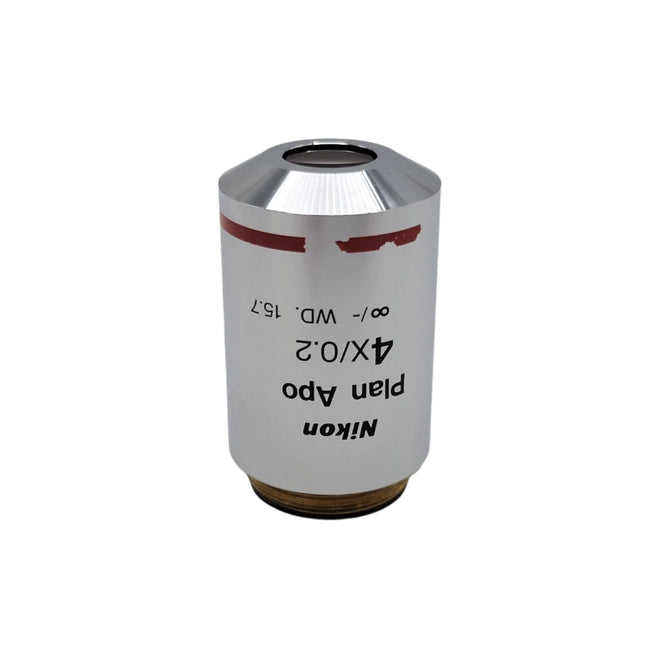 Nikon Microscope Objective Plan Apo 4x CFI Eclipse ∞/- M25 - microscopemarketplace