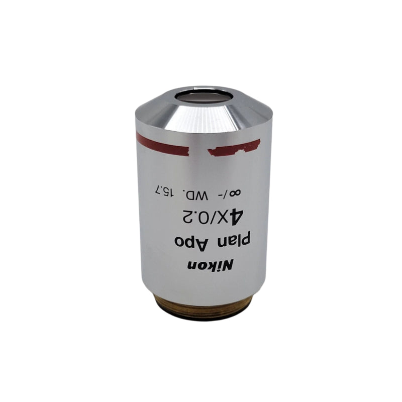 Nikon Microscope Objective Plan Apo 4x CFI Eclipse ∞/- M25 - microscopemarketplace