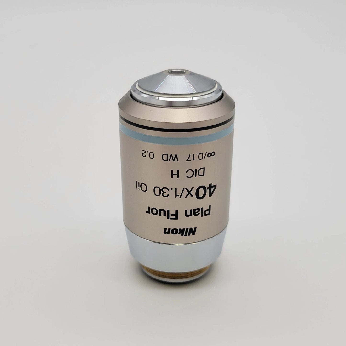 Nikon Microscope Objective CFI Plan Fluor 40x Oil DIC H - microscopemarketplace