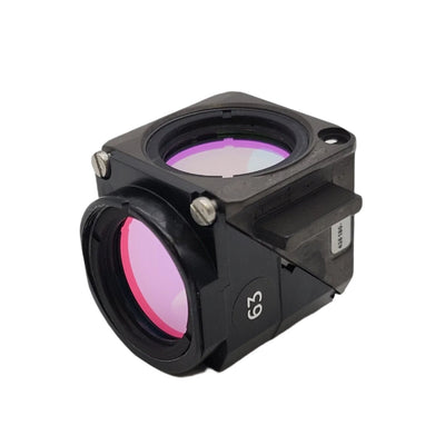 Zeiss Microscope Fluorescence Filter Cube Set 63 HE Reflector Module Z FL P&C - microscopemarketplace