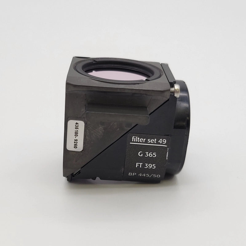 Zeiss Microscope Fluorescence Filter Cube Set 49 Reflector Module Z FL P&C - microscopemarketplace