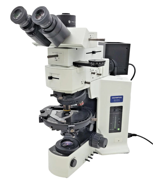 Olympus Microscope BX51 Pol Polarizing with Bertrand Lens and BF/DF - microscopemarketplace