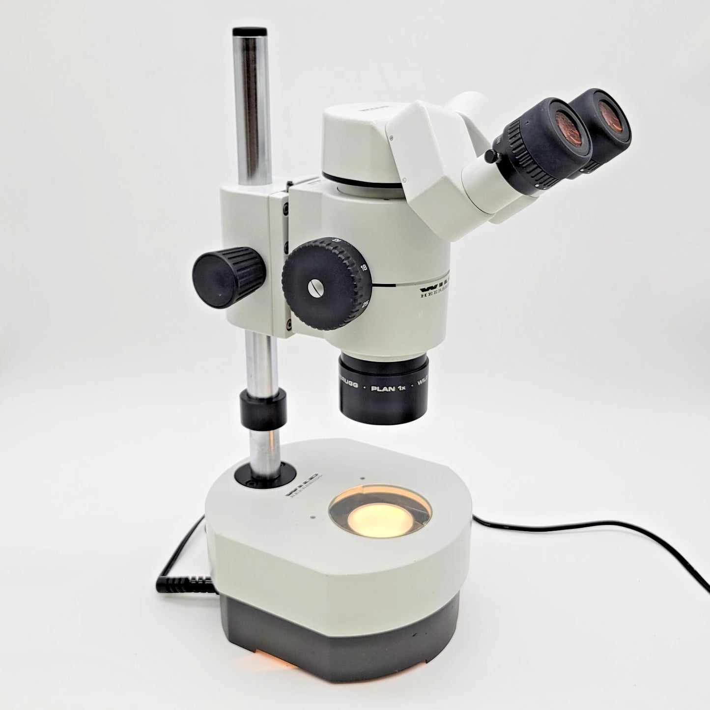 Wild M8 Stereo Microscope with BF/DF Transmitted Light Base - microscopemarketplace