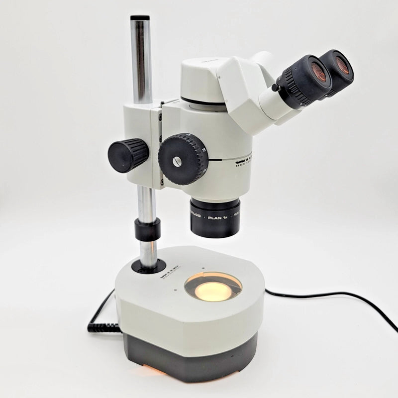 Wild M8 Stereo Microscope with BF/DF Transmitted Light Base - microscopemarketplace