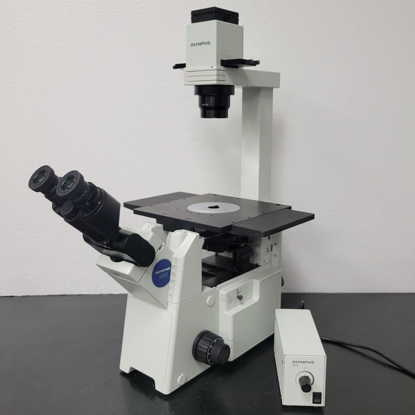 Olympus Microscope IX51 with Camera, Tilting Head & Phase Contrast | Tissue Culture - microscopemarketplace