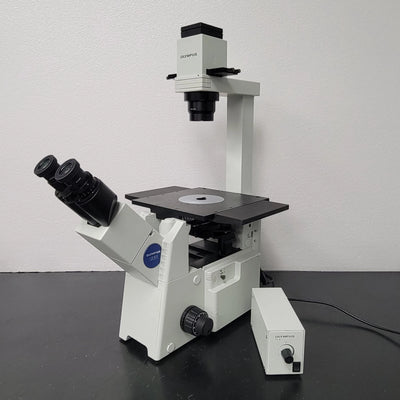 Olympus Microscope IX51 with Camera & Phase Contrast | Tissue Culture - microscopemarketplace