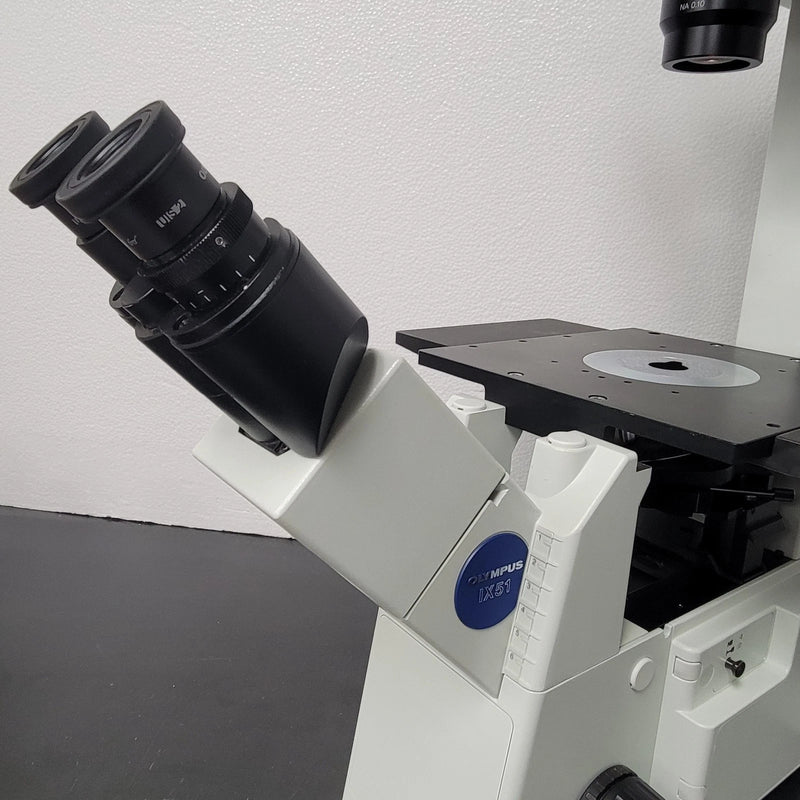 Olympus Microscope IX51 with Camera & Phase Contrast | Tissue Culture - microscopemarketplace