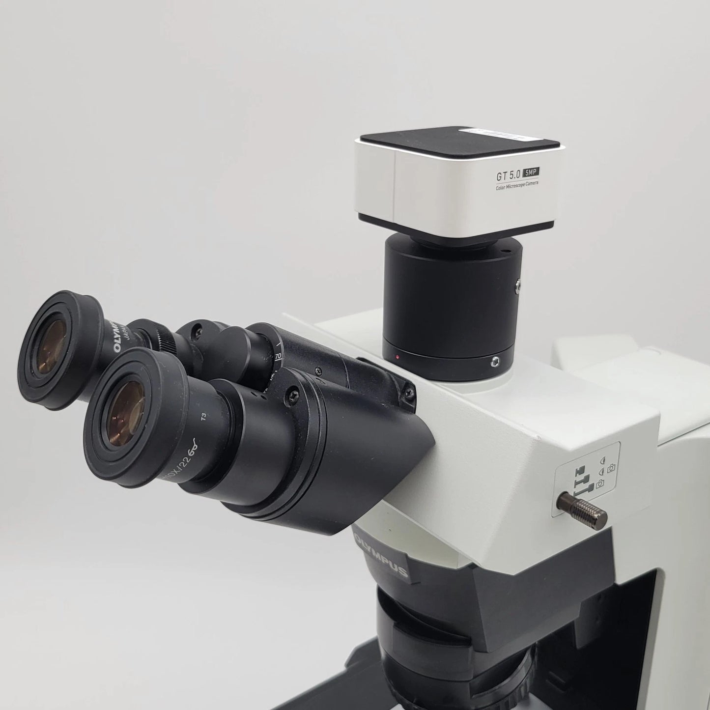 Olympus Microscope BX45 with Phase Contrast, Trinocular Head & Camera (Copy) - microscopemarketplace