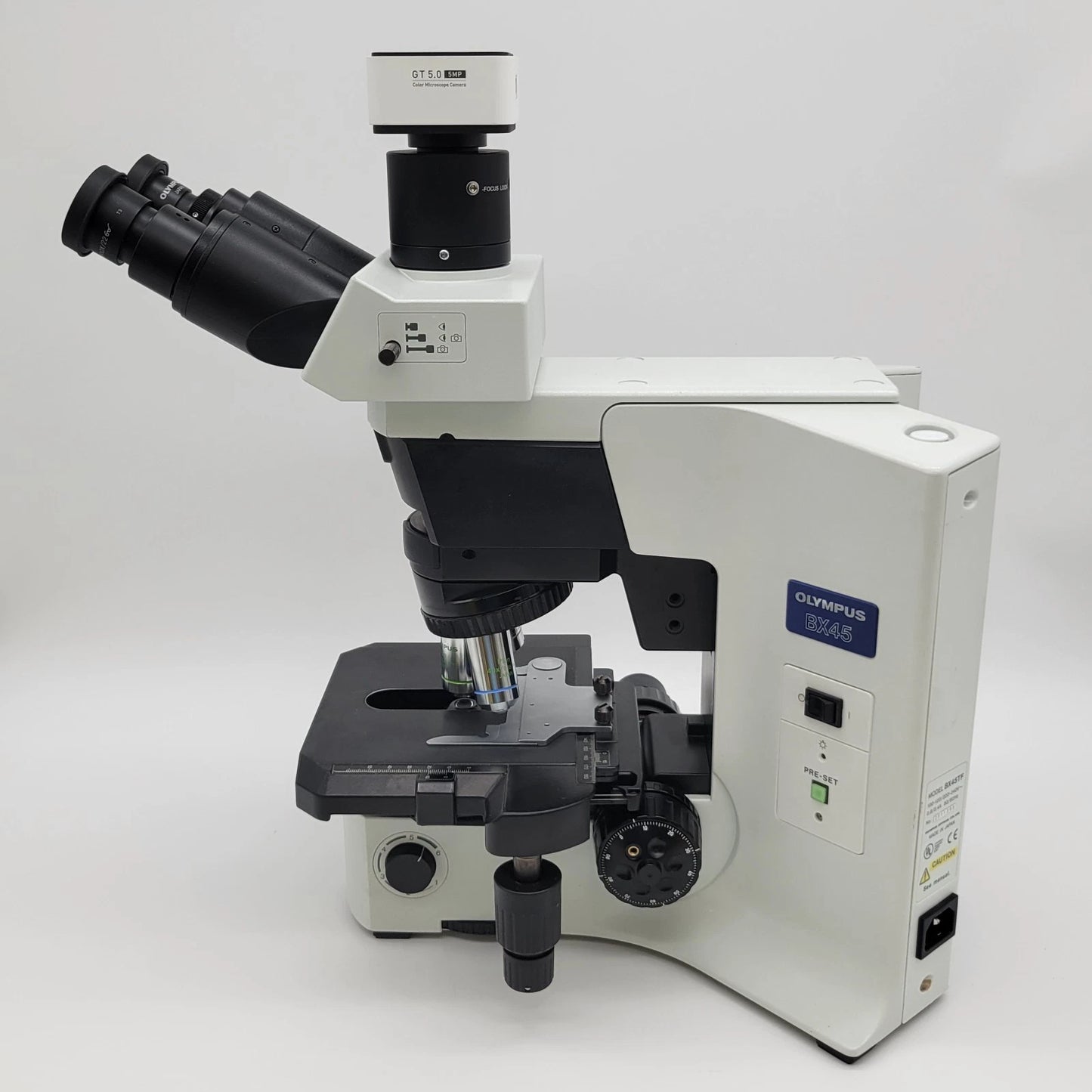 Olympus Microscope BX45 with Phase Contrast, Trinocular Head & Camera (Copy) - microscopemarketplace