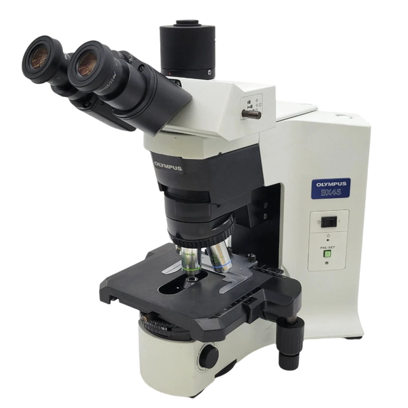 Olympus Microscope BX45 with Phase Contrast and Trinocular Head (Copy) - microscopemarketplace