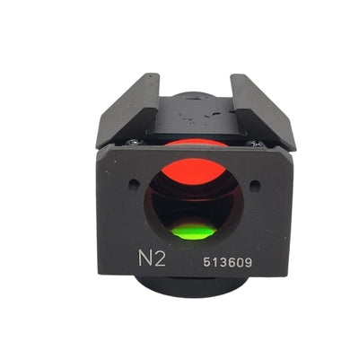 Leitz Microscope Fluorescence Filter Cube N2 513609 Ploempak - microscopemarketplace