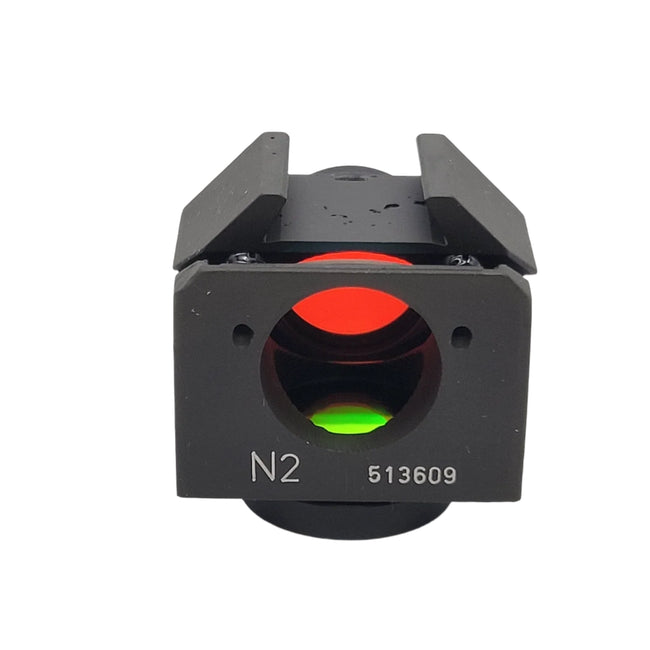 Leitz Microscope Fluorescence Filter Cube N2 513609 Ploempak - microscopemarketplace