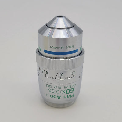 Nikon Microscope Objective CFI Plan Apo 60x Lambda Ph2 MRD30605 - microscopemarketplace