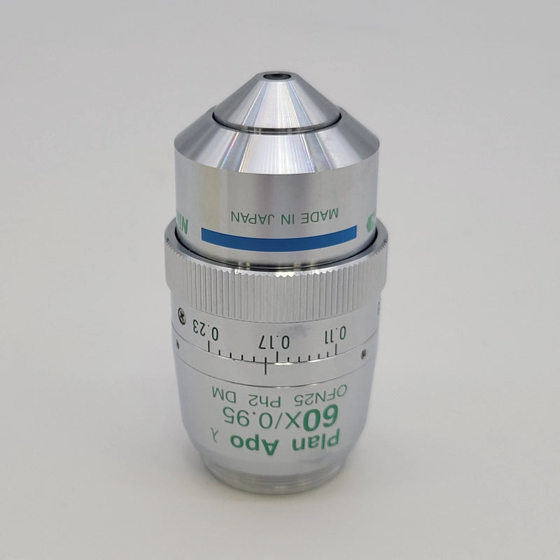 Nikon Microscope Objective CFI Plan Apo 60x Lambda Ph2 MRD30605 - microscopemarketplace