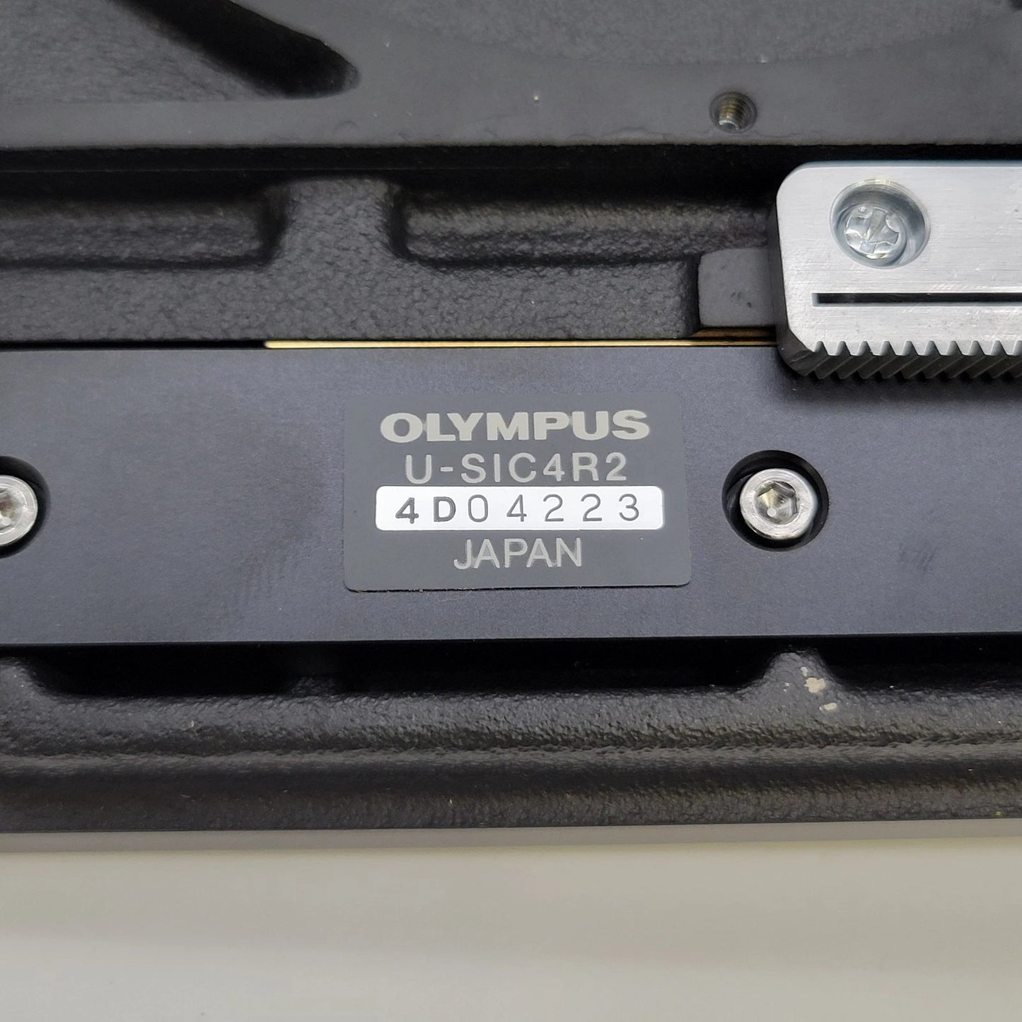 Olympus Microscope U-SIC4R2 XY Mechanical Stage - microscopemarketplace