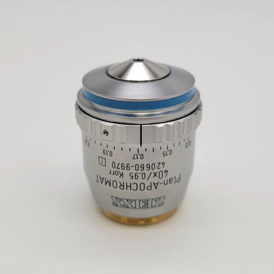 Zeiss Microscope Objective Plan Apochromat 40x 0.95 with Correction 420660-9970 - microscopemarketplace