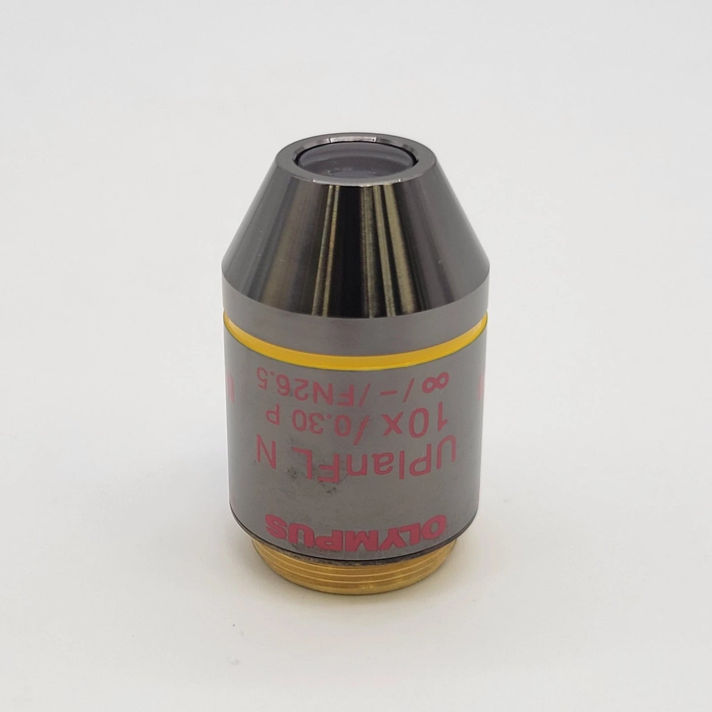 Olympus Microscope Objective UPlanFL N 10x P Pol - microscopemarketplace