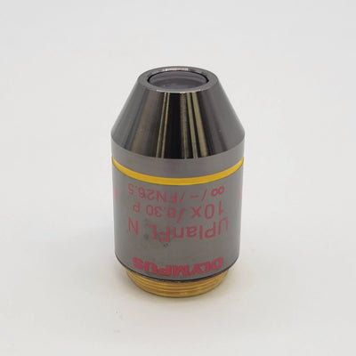 Olympus Microscope Objective UPlanFL N 10x P Pol - microscopemarketplace