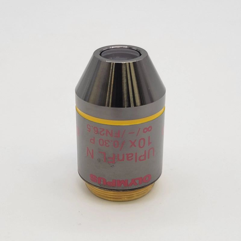 Olympus Microscope Objective UPlanFL N 10x P Pol - microscopemarketplace