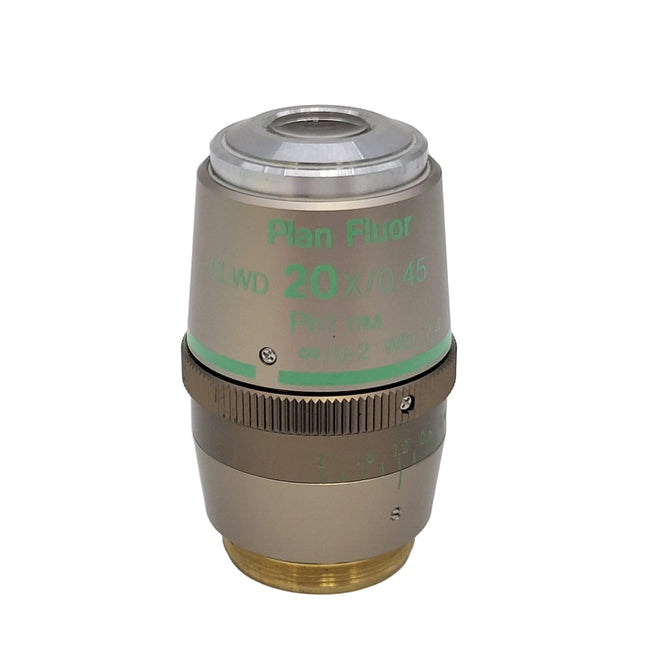 Nikon Microscope Objective Plan Fluor ELWD 20x Ph1 DM DIC L with Correction - microscopemarketplace