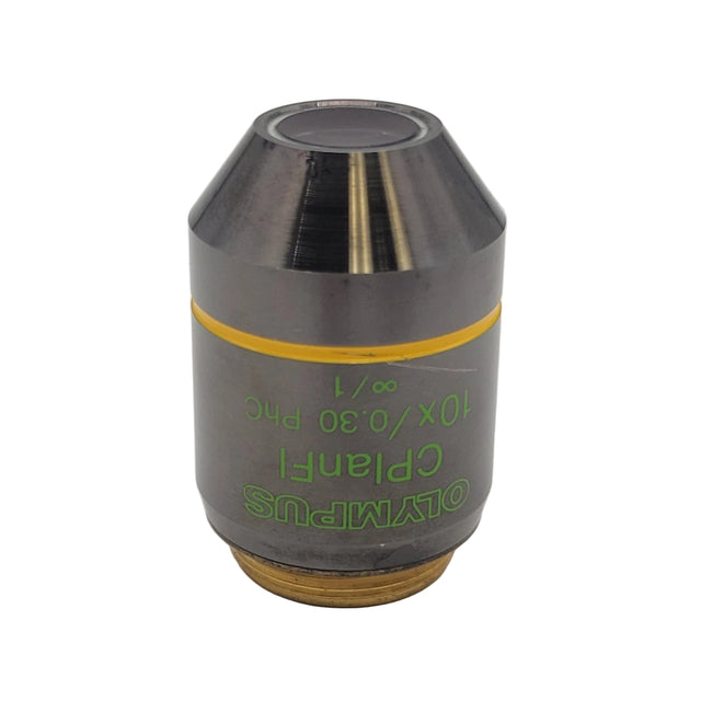 Olympus Microscope Objective CPlanFl 10x PhC Phase Contrast - microscopemarketplace