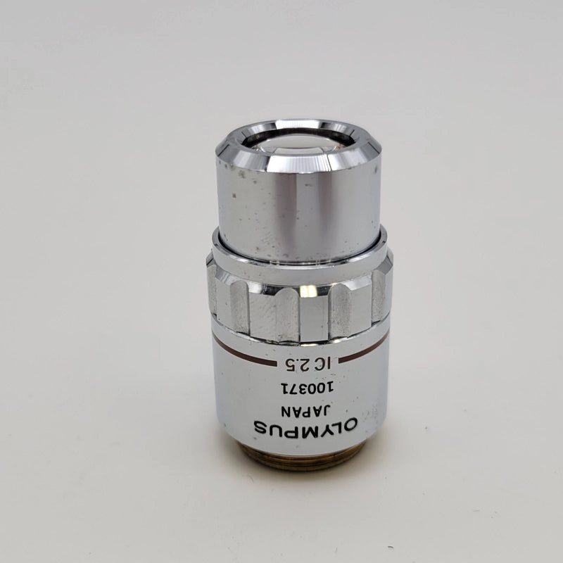 Olympus Microscope Objective MSPlan 2.5x - microscopemarketplace