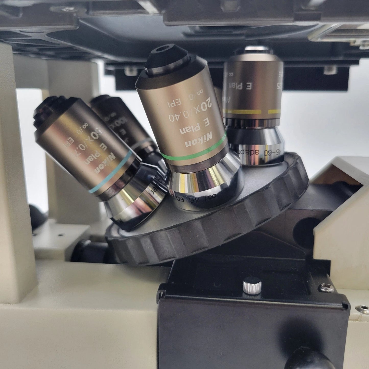 Nikon Microscope TS100 Metallograph Metallurgical with 5x, 10x, 20x, 50x, & 100x - microscopemarketplace