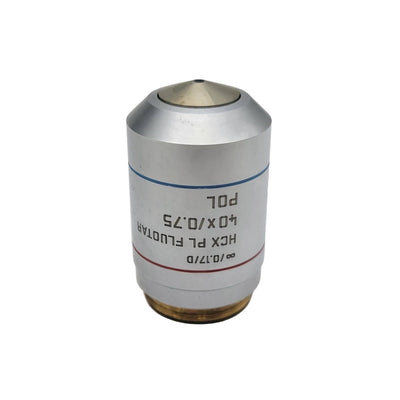 Leica Microscope Objective HCX PL Fluotar 40x Pol Polarizing 556052 - microscopemarketplace