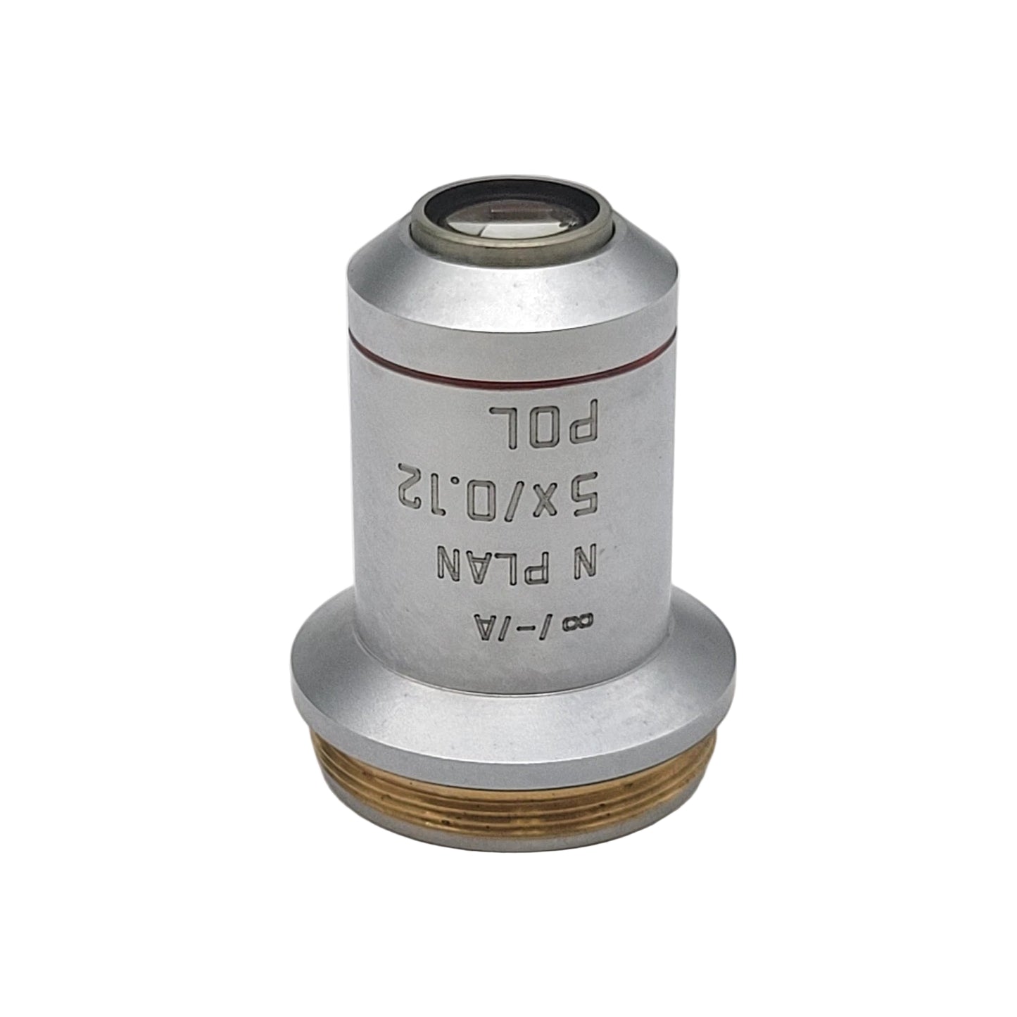 Leica Microscope Objective N Plan 5x Pol Polarizing 556039 - microscopemarketplace