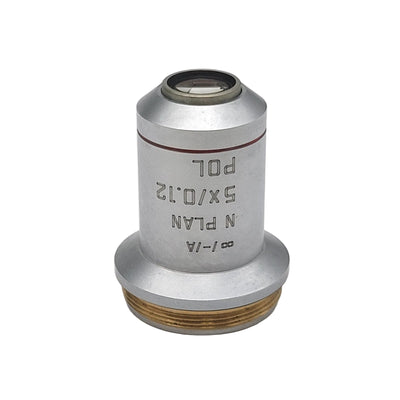 Leica Microscope Objective N Plan 5x Pol Polarizing 556039 - microscopemarketplace