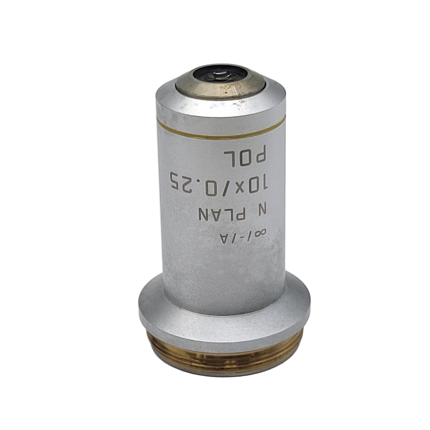 Leica Microscope Objective N Plan 10x Pol Polarizing 556038 - microscopemarketplace