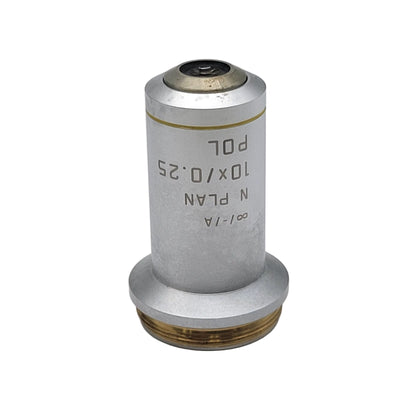 Leica Microscope Objective N Plan 10x Pol Polarizing 556038 - microscopemarketplace
