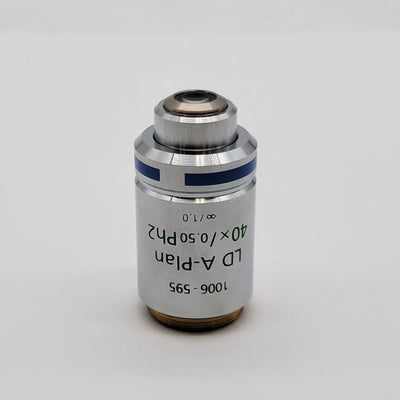 Zeiss Microscope Objective LD A-Plan 40x Ph2 Phase Contrast 1006-595 - microscopemarketplace