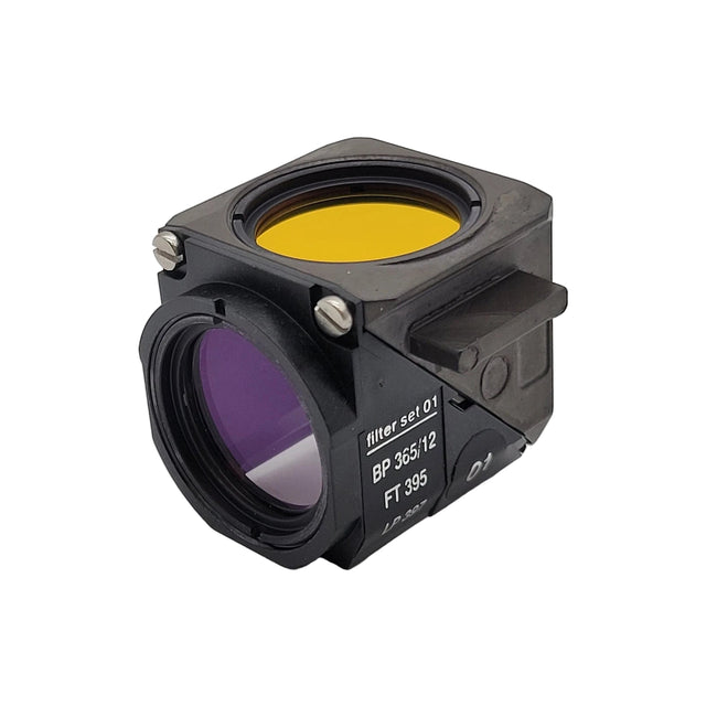 Zeiss Microscope Fluorescence Filter Cube Set 01 Reflector Module FL EC P&C - microscopemarketplace