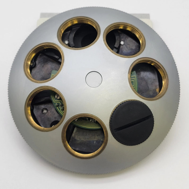 Leitz Leica Microscope DMRBE Coded Nosepiece 7 Position Turret - microscopemarketplace