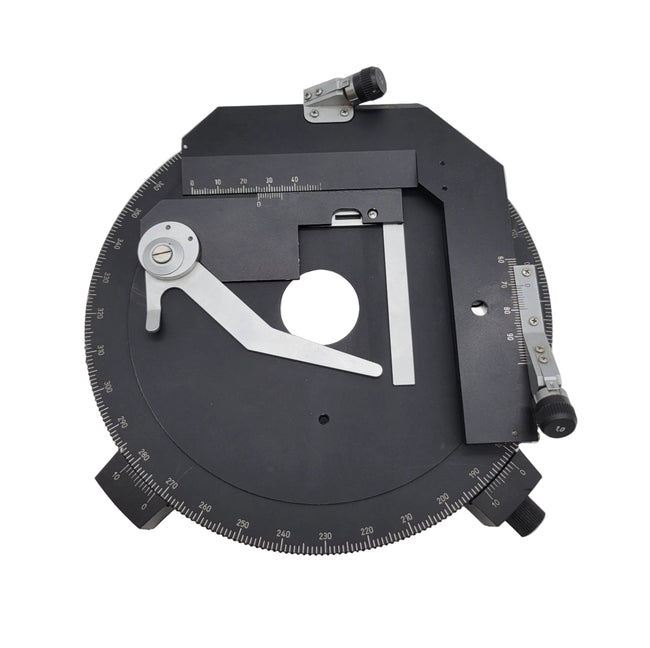 Leica Microscope Pol Rotary Stage with Advanced Object Guide Slide Holder - microscopemarketplace