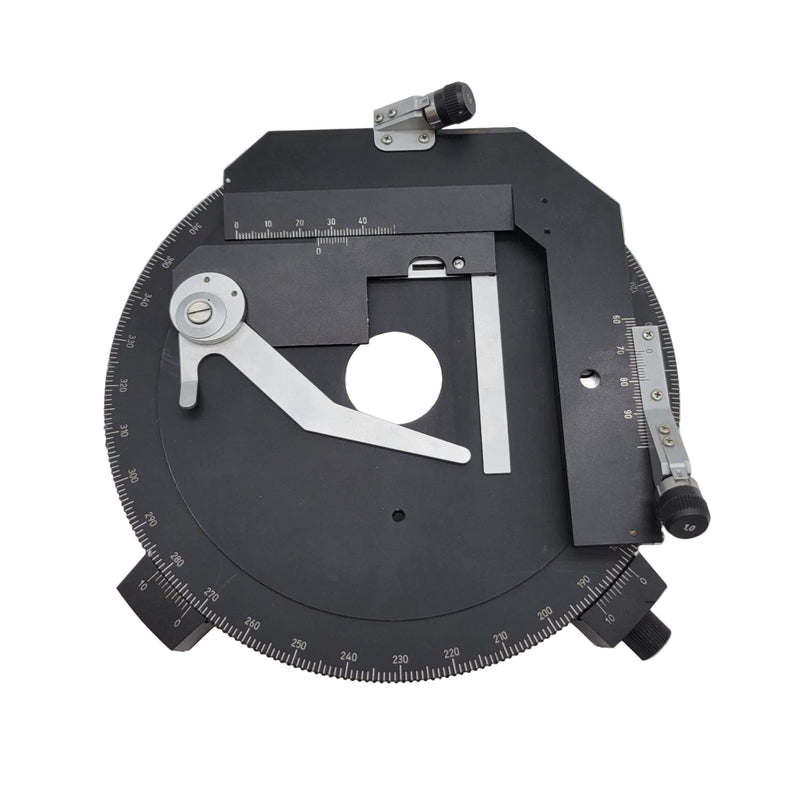 Leica Microscope Pol Rotary Stage with Advanced Object Guide Slide Holder - microscopemarketplace