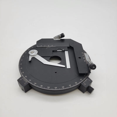 Leica Microscope Pol Rotary Stage with Advanced Object Guide Slide Holder - microscopemarketplace