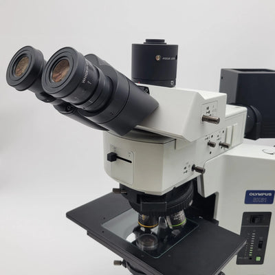 Olympus Microscope BX51 Metallurgical Brightfield/Darkfield with Trinocular Head - microscopemarketplace
