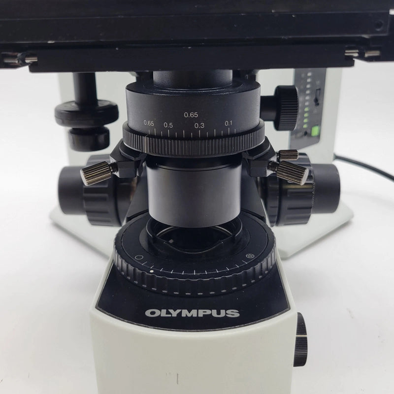 Olympus Microscope BX51 Metallurgical Brightfield/Darkfield with Trinocular Head - microscopemarketplace