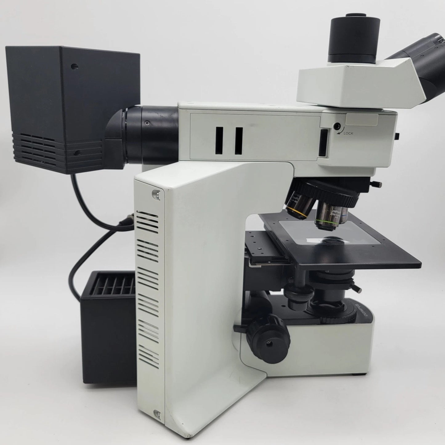 Olympus Microscope BX51 Metallurgical Brightfield/Darkfield with Trinocular Head - microscopemarketplace