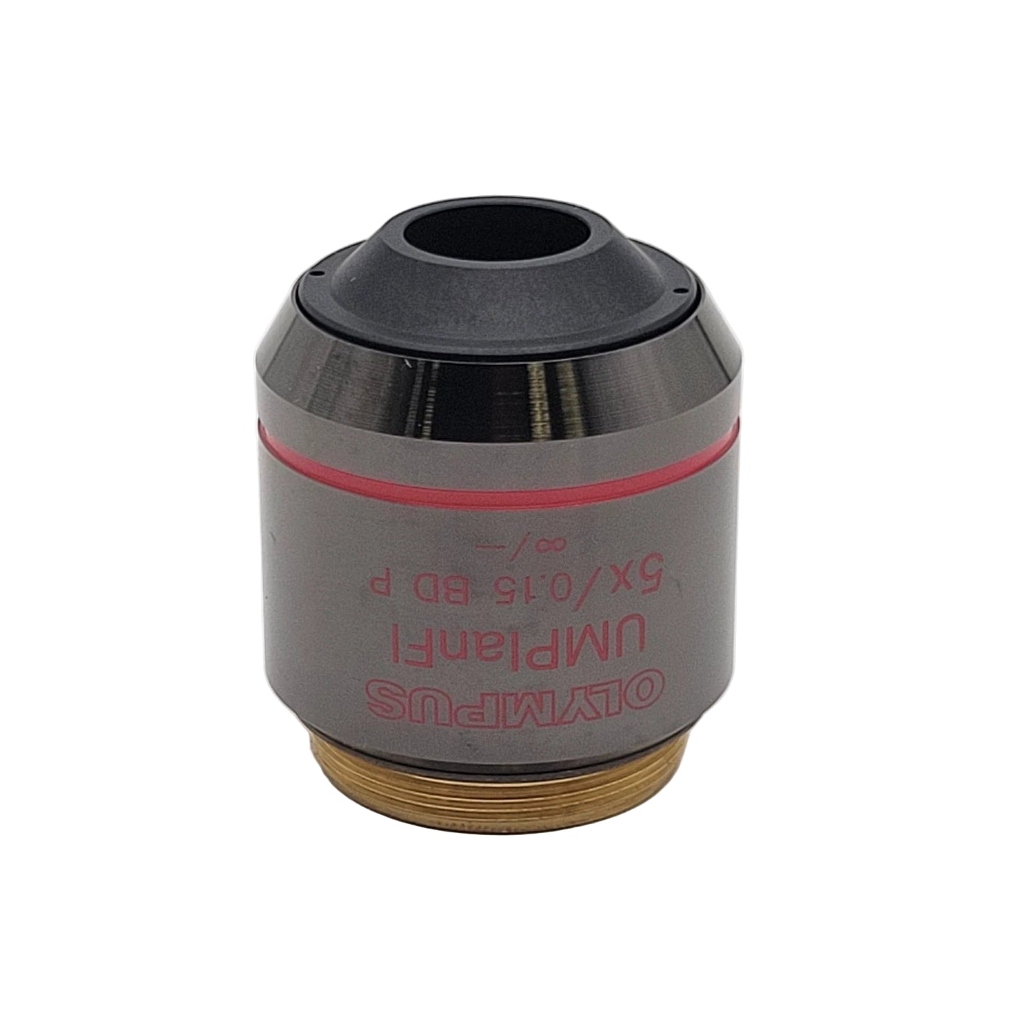Olympus Microscope Objective UMPlanFl 5x BD P Pol - microscopemarketplace