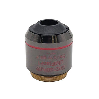 Olympus Microscope Objective UMPlanFl 5x BD P Pol - microscopemarketplace