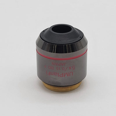 Olympus Microscope Objective UMPlanFl 5x BD P Pol - microscopemarketplace