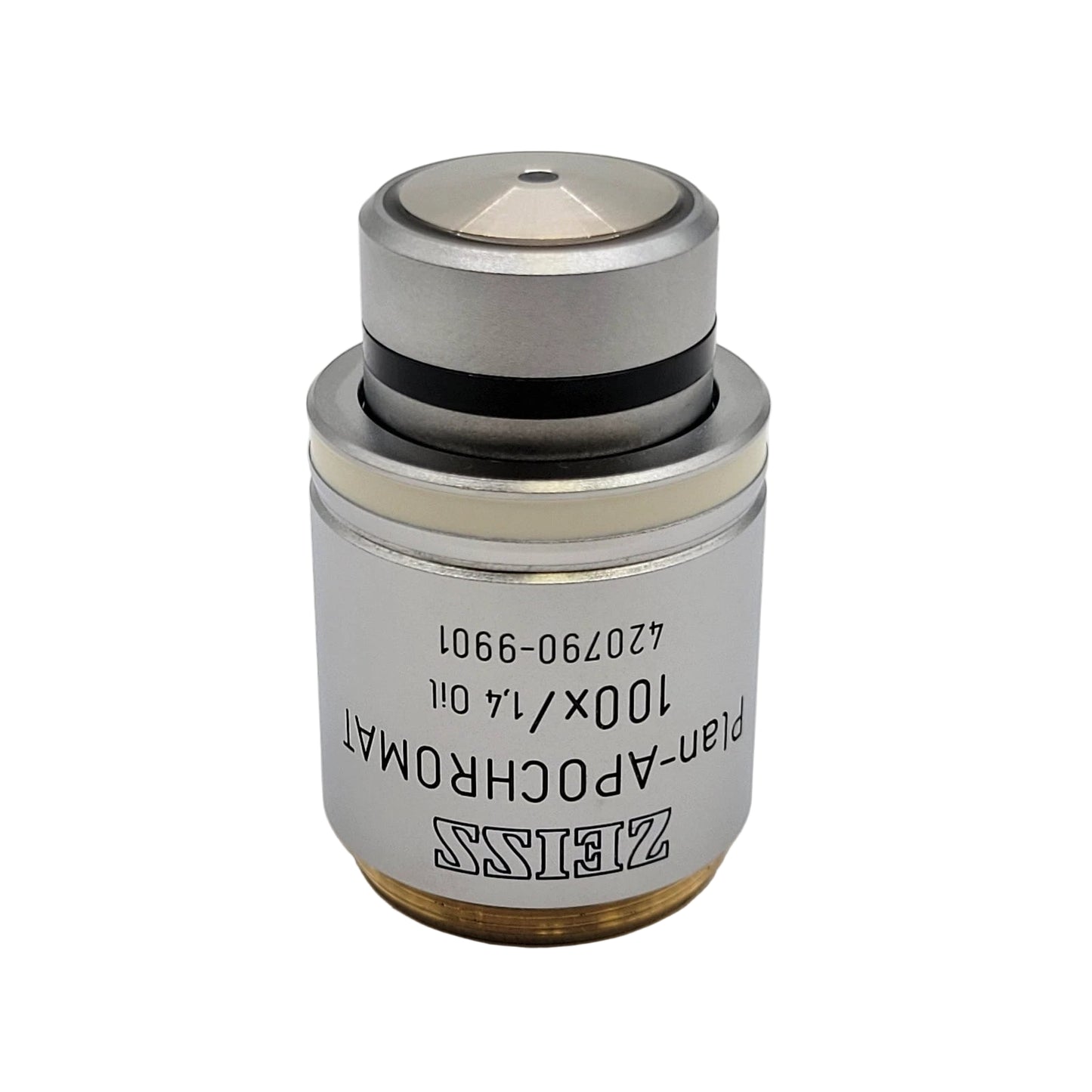 Zeiss Microscope Objective Plan APOCHROMAT 100x 1.40 Oil M27 420790-9901 - microscopemarketplace
