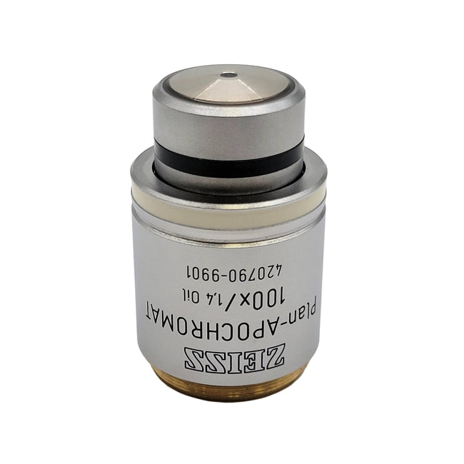 Zeiss Microscope Objective Plan APOCHROMAT 100x 1.40 Oil M27 420790-9901 - microscopemarketplace