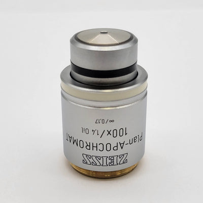 Zeiss Microscope Objective Plan APOCHROMAT 100x 1.40 Oil M27 420790-9901 - microscopemarketplace